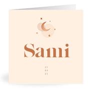 Geboortekaartje naam Sami m1