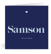 Geboortekaartje naam Samson j3