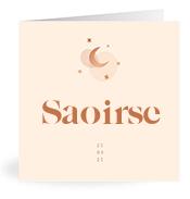 Geboortekaartje naam Saoirse m1