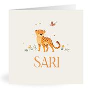 Geboortekaartje naam Sari u2