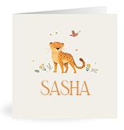 Geboortekaartje naam Sasha u2