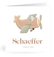 Geboortekaartje naam Schaeffer j1