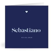 Geboortekaartje naam Sebastiano j3