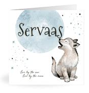 Geboortekaartje naam Servaas j4