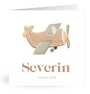 Geboortekaartje naam Severin j1