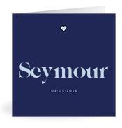 Geboortekaartje naam Seymour j3