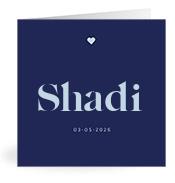 Geboortekaartje naam Shadi j3