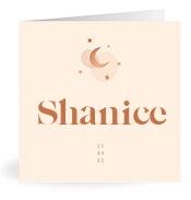 Geboortekaartje naam Shanice m1