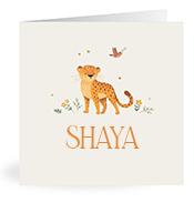 Geboortekaartje naam Shaya u2