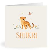 Geboortekaartje naam Shukri u2