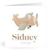 Geboortekaartje naam Sidney j1