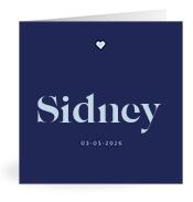 Geboortekaartje naam Sidney j3
