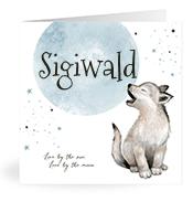 Geboortekaartje naam Sigiwald j4