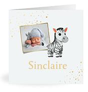Geboortekaartje naam Sinclaire j2