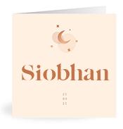 Geboortekaartje naam Siobhan m1