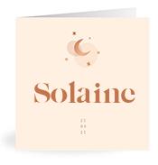Geboortekaartje naam Solaine m1