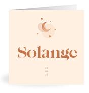 Geboortekaartje naam Solange m1