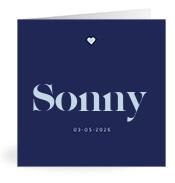 Geboortekaartje naam Sonny j3