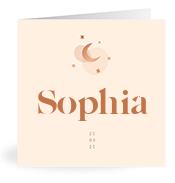 Geboortekaartje naam Sophia m1