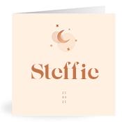 Geboortekaartje naam Steffie m1