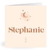 Geboortekaartje naam Stephanie m1