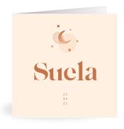 Geboortekaartje naam Suela m1