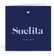 Geboortekaartje naam Suelita j3