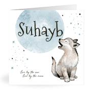 Geboortekaartje naam Suhayb j4