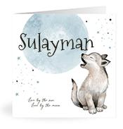 Geboortekaartje naam Sulayman j4