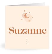 Geboortekaartje naam Suzanne m1