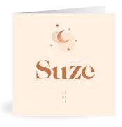 Geboortekaartje naam Suze m1