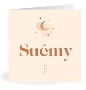 Geboortekaartje naam Suémy m1