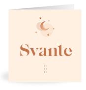 Geboortekaartje naam Svante m1