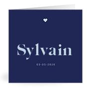 Geboortekaartje naam Sylvain j3