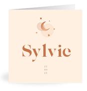 Geboortekaartje naam Sylvie m1