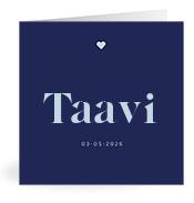 Geboortekaartje naam Taavi j3