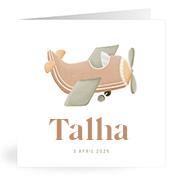 Geboortekaartje naam Talha j1