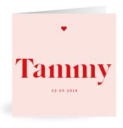 Geboortekaartje naam Tammy m3