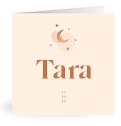 Geboortekaartje naam Tara m1