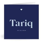 Geboortekaartje naam Tariq j3