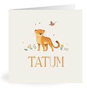 Geboortekaartje naam Tatum u2