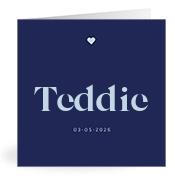 Geboortekaartje naam Teddie j3