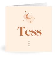 Geboortekaartje naam Tess m1
