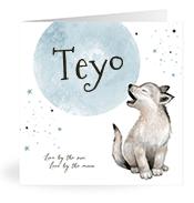 Geboortekaartje naam Teyo j4