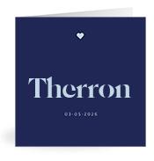 Geboortekaartje naam Therron j3