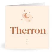 Geboortekaartje naam Therron m1
