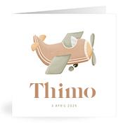 Geboortekaartje naam Thimo j1