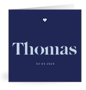 Geboortekaartje naam Thomas j3