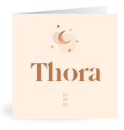 Geboortekaartje naam Thora m1