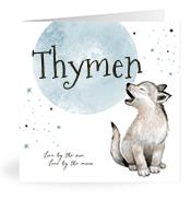 Geboortekaartje naam Thymen j4